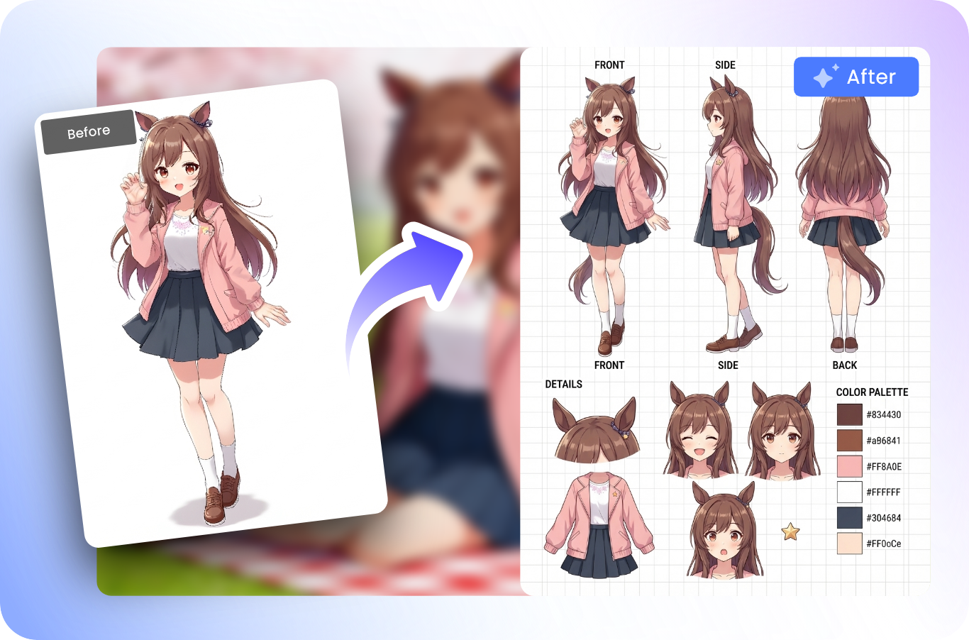 Personagem de Anime Personalizado com IA