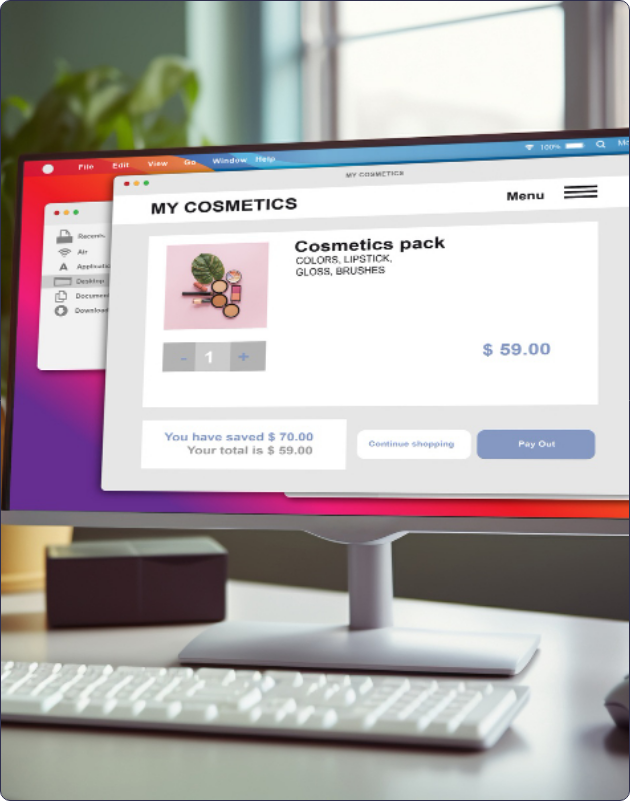 mesclar fotos para exibição de produtos