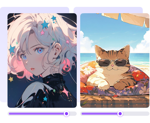 parâmetro de intensidade de foto flexível